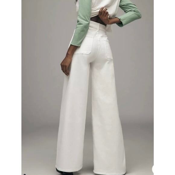 MOTHER The Undercover Sneak Wide Leg Jeans - Size 26 (New) - Picture 3 of 9